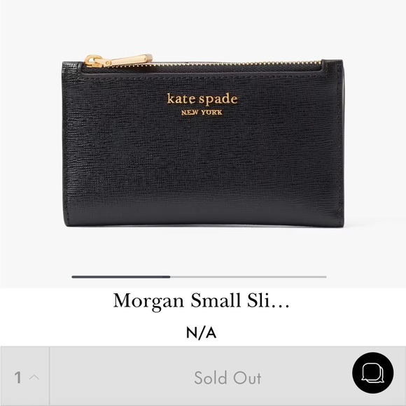 Kate Spade Black Wallet - Picture 1 of 7